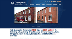 Desktop Screenshot of cleanpointrestoration.com