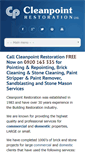 Mobile Screenshot of cleanpointrestoration.com